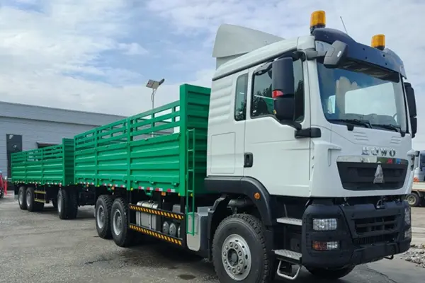 DERUN 21 μονάδες DrawBar Full Trailer πήγε στο λιμάνι Tianjin