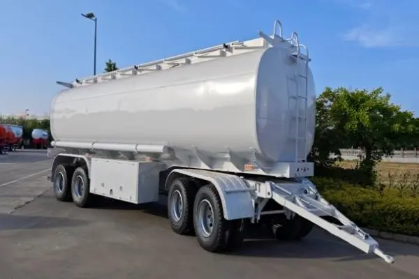 Derun 4 Axle Oil Tank Drawbar Trailer θα σταλεί στον Ισημερινό
