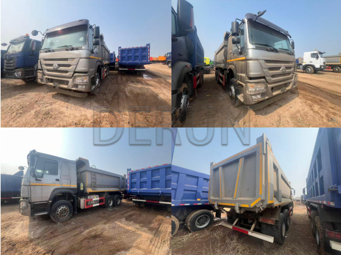 Ανατρεπόμενο φορτηγό SINOTRUK HOWO 6x4 Αποστέλλεται με επιτυχία στην Αλγερία