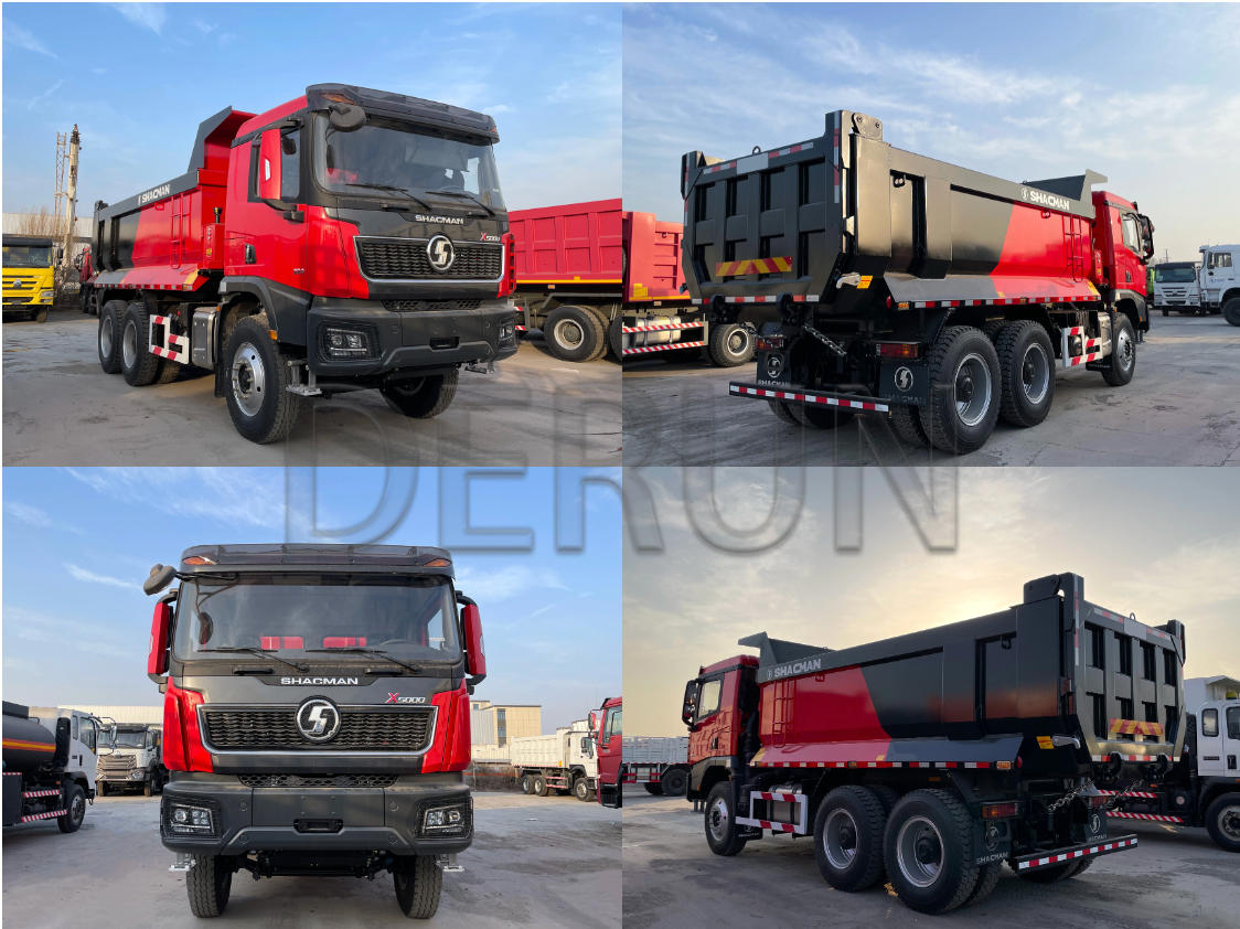 SHACMAN X5000 6x4 Dump Truck εξαγωγή στο Περού