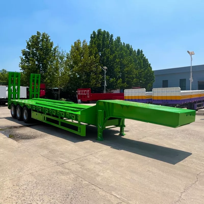 Ημι-ρυμουλκούμενο 3 Axle 60Ton Lowbed