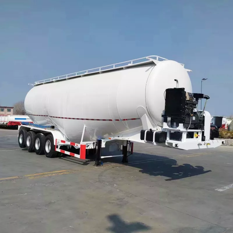 Ρυμουλκούμενο 4 Axle Dry Ash Tank Trailer