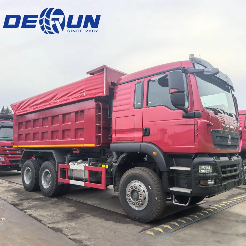 Ανατρεπόμενο φορτηγό Sinotruk Howo TX 6x4 336HP για Αιθιοπία και Τζιμπουτί